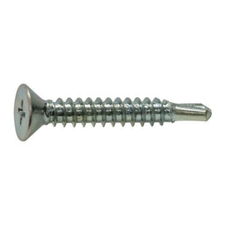 Tornillo de autoimensionamiento de cabeza plana de Phillips Din7504p Phillips
